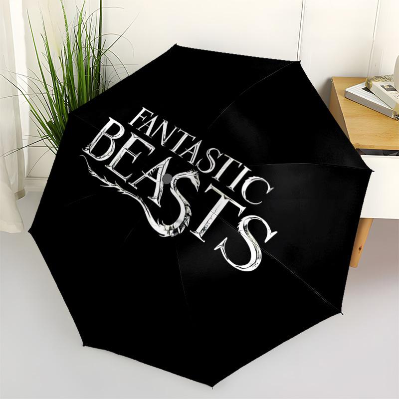 

1pc fantastic beasts Automatic Open/Close Umbrella - 8-Rib Stability - All-Season Everyday & Formal Use yy251022038