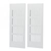   Vent Grille Heat Dissipation Aluminum Alloy Silver Rectangular Ventilation Grille Cover for Cabinet Closet RV  