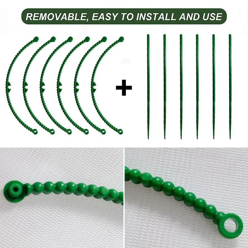1/3/12Pcs Plant Support Cage Frame Greenhouses Flower Stand Holder Plant Arrangement Fixed Rod Pile Garden Bonsai Accessories