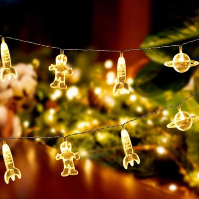 3Meter 20LED LED String Light Astronaut Spaceship  Pendants Holiday Party Lights Outerspace Room