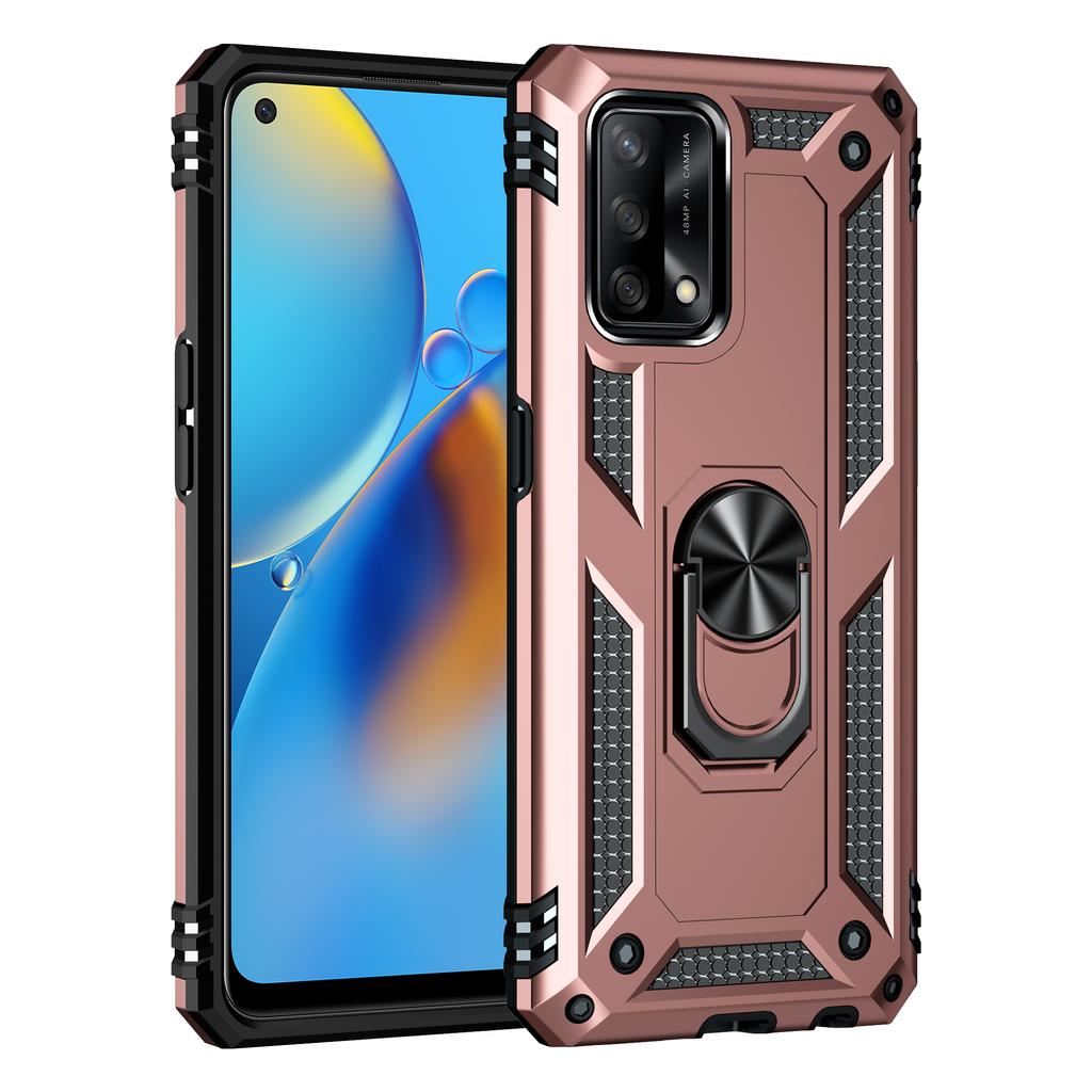 Shockproof Cover For Oppo A74 F19 Case Oppo A74 CPH2219 Ring Holder Phone Case For OPPO F19 A74 4G Funda OPPO F19 Coque Capa