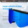KAROS Flip-up ski goggles, unisex, winter anti-fog eyewear, snow goggles, suitable for snowboarding, mountaineering, and hiking