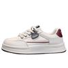 2025 new thick-soled little white shoes women's spring flat-soled fashion versatile explosion showing feet small casual sports board shoes