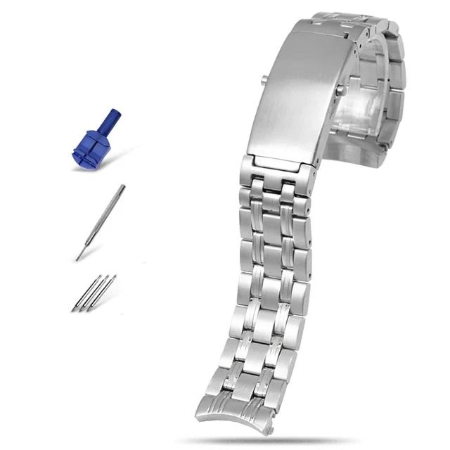 18мм 20мм 22мм Нержавеющая сталь Браслет-цепочка для часов Omega 007 seamaster speedmaster planet ocean Спортивные ремешки Браслет 18mm