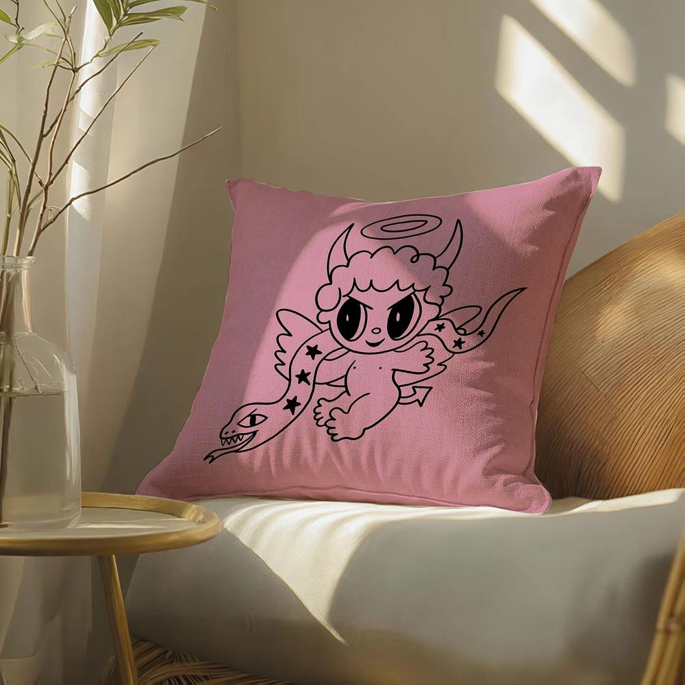 ·Gmananaserabonitocosmeticcasek-Karolg Pillow Case Pillowcase, Double-Sided Printed, Sofa Cushion, Bedroom Headboard