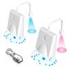 Toilet Night Lights, USB Rechargeable LED Bowl Projection Lighting with Motion Sensor, Cool Fun Bathroom Accessory - Unique & F