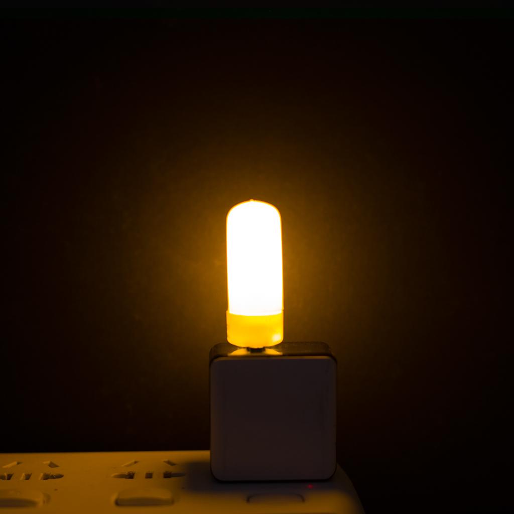 Portable USB LED Night Light 5V 1W LED Filament Light Bulb Multicolor Mini  Reading Lamp Eye Protection for Bedroom Study