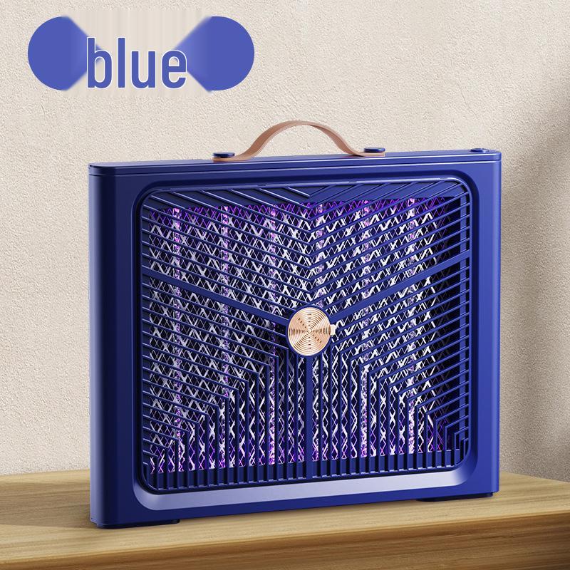 Portable Mosquito Killer Lamp: Indoor/Outdoor Fly Repellent with Electric Shock & Photocatalyst, Wall-Mount or Desktop Use