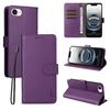 ENKAY HAT PRINCE For iPhone 16e Wallet Case with Strap RFID Blocking Leather Stand Phone Cover