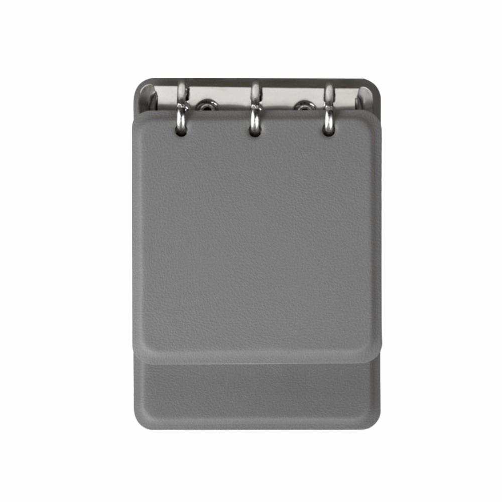 PU Leather Cover Loose-Leaf Notebook 3-Ring Binder Memo Pad Mini Pocket Notebook  Students