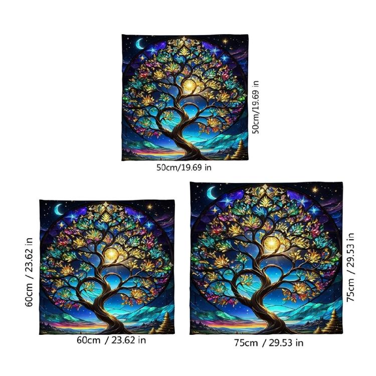 Quadratische Altar Dekorationen Tarots Tischdecke Hexerei Divination Tischdecke Multifunktionale Tarots Karten Tisch Abdeckung