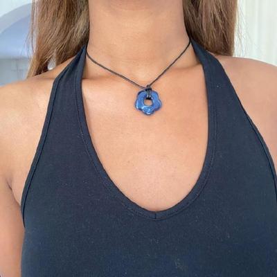 Cadena de clavícula bohemia, colgante de flor, collar hecho a mano, gargantillas de cadena, collares para niñas y mujeres, joyería de moda