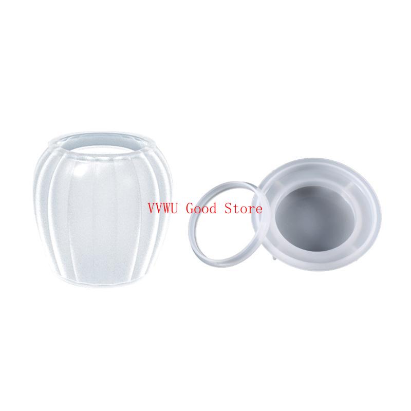 1 Set Resin Mold DIY Epoxy Crystal Small Bottle Storage Box Mold Silicone Resin Mold for DIY Crafts Home Decor