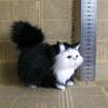 Niedliche Simulations-Katzen-Plüschtiere Weiches Stoff-Kätzchen-Modell Falsche Katze Realistische Tiere für Kinder Mädchen Geburtstags- Valentinstagsgeschenk