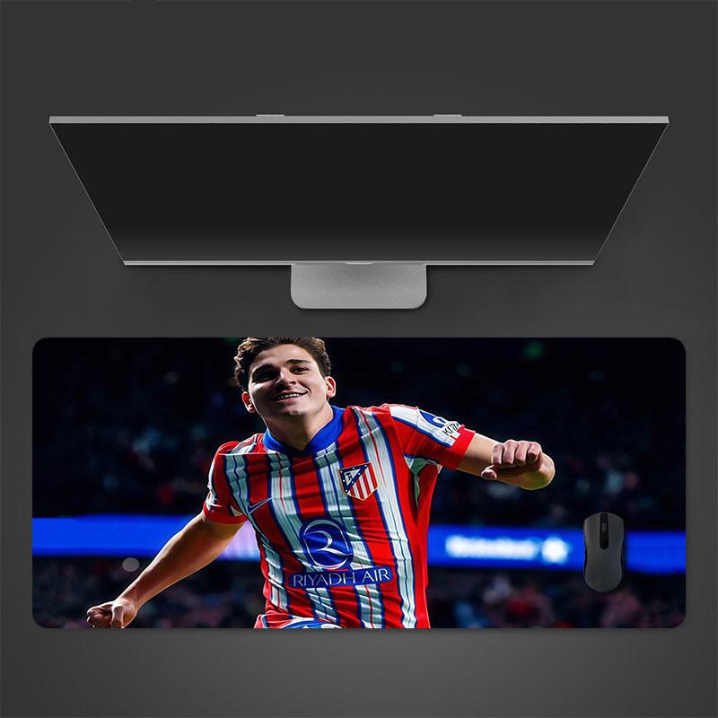 Julian Alvarez Mouse Pad, Large Gaming Desk Mat, Non-slip XXL Mousepad for Laptop & Tablet, Mini PC Playmat with Stitched Edges