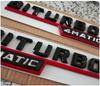 CAR STYLING 3D  BITURBO 4MATIC ABS  STICKER Plastic Car Trunk Fender Letters Emblems Decal Sticker for A  G Badge Decals