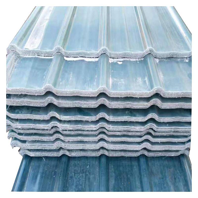Gongfu Wavy Transparent Resin Roof Tile