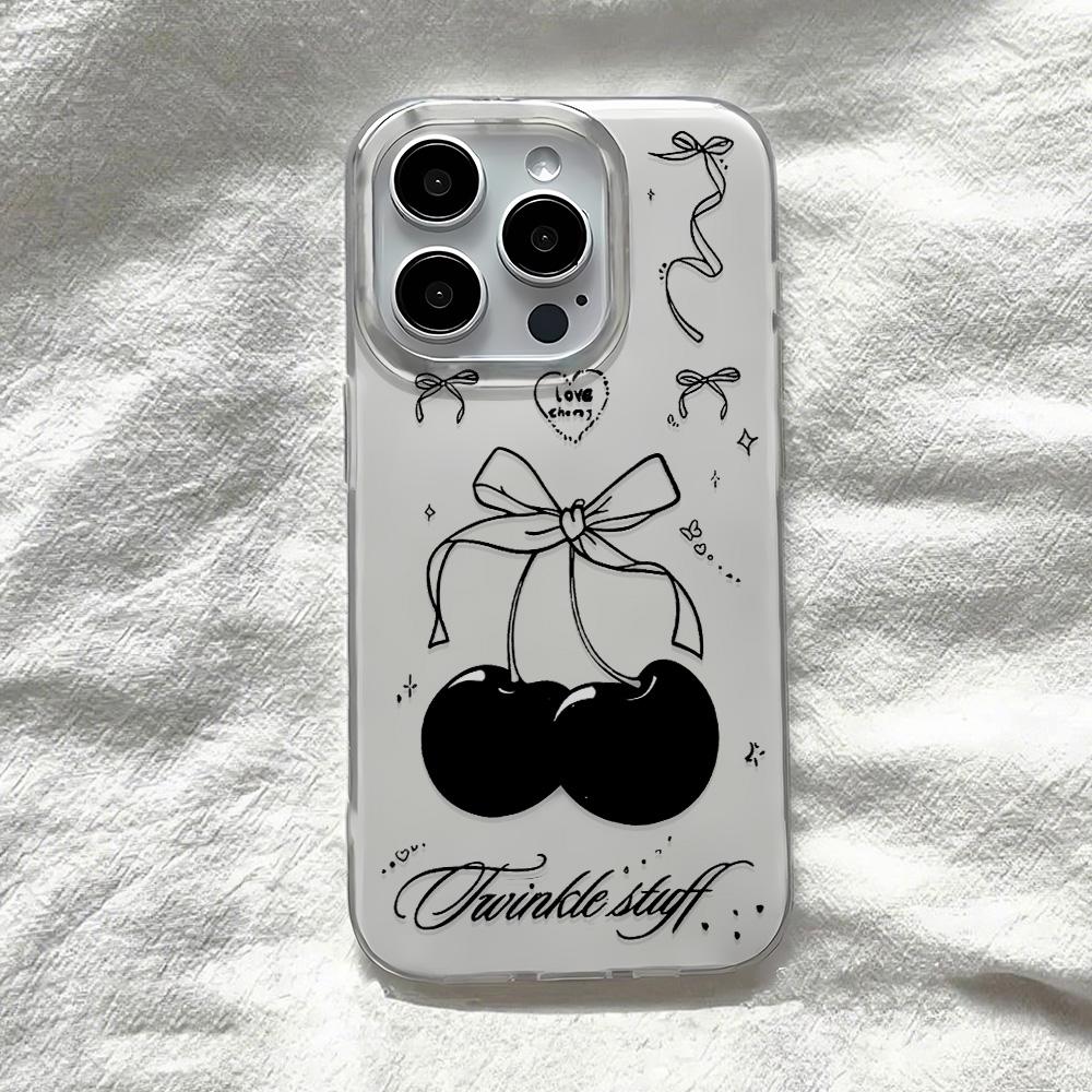 Capa de Telefone Pintada para iPhone 12 13 15 16 iPhone 16 12 13 14 15 Pro 14 15 16 Pro Max Cobertura À Prova de Choque Anti-Impressão Digital Estilo Fresco Capa Protetora