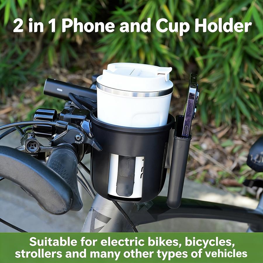 2-in-1 Water Cup Holder Electric Bike Motorcycle Bicycle Baby Stroller Universal Tea Cup Holder Bracket Cup Holders 5
