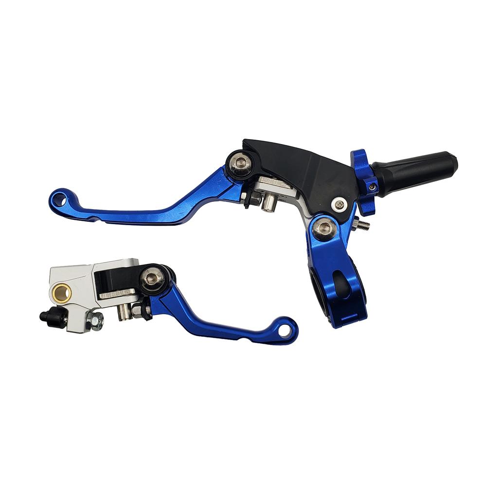 Set de pârghii de frână cu pârghie de ambreiaj pliabilă CNC pentru motocross, 360°, potrivit pentru CRF KLX Xmotos BSE M4 M5 J3D M6 J11 M9 KAYO Mojoracing Dirt