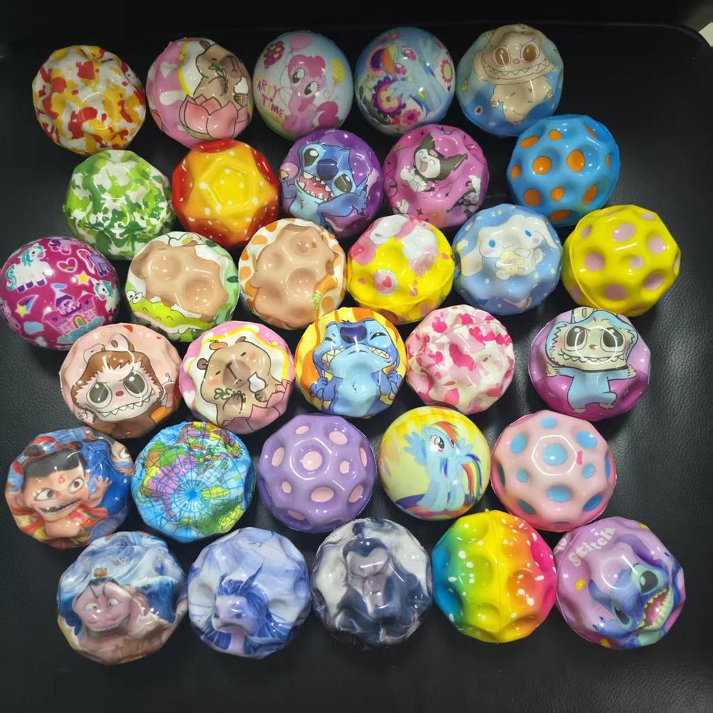 Moonstone Glow Bouncy Ball - Light-Up Hand-Toss Toy for Kids