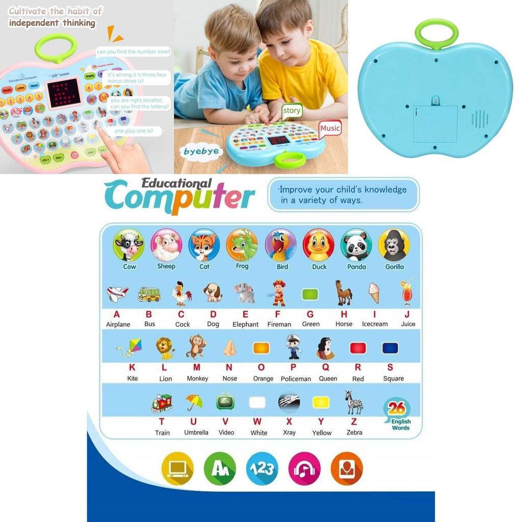 Pädagogische Lernspielzeuge - Multifunktionale Musik-Geschichten-Maschine Puzzle-Spielzeug für Jungen und Mädchen