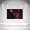 THE J-jay-z Flag Rock Music Band Banner HD Printing Tapestry Exhibition, Music Band Fans, Garage Decor