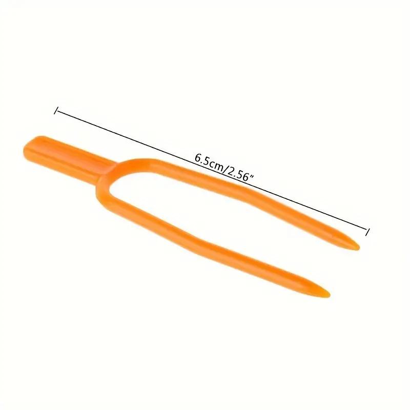 50 stk. plastklemmer for hageplanter - Robuste holdere for sikker trening av grønnsaker, perfekt for hagearbeid og plantestell