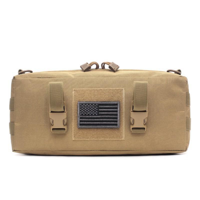 Outdoors. Mountain Climbing. Waterproof. Military Fan Accessory Hanging Bag.Molle System Multifunctional Storage Bag