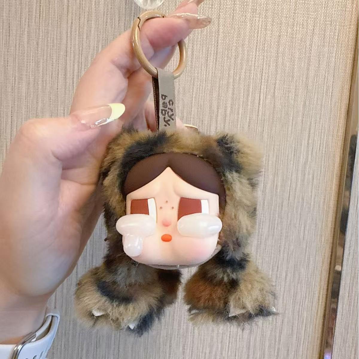 

Плюшевый кулон Виниловая кукла Кукла Брелок Слепая коробка Кукольный автомат Веревка Кот 5.5