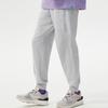 Li Ning Badfive Solid Color Letter Drawstring Cuffed Casual Sports Pants Men Pants Light-Floral-Gray AKLS369-1