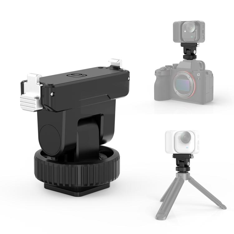 

For Insta360 GO UItra PULUZ Plastic Gimbal Magnetic Quick Release Base Mount (Black) чёрный