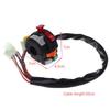 7/8" 22Mm Motorcycle Multifunction Handlebar Control Switch Assembly Warning Light Kill Start Turn Signal Horn Button Switch