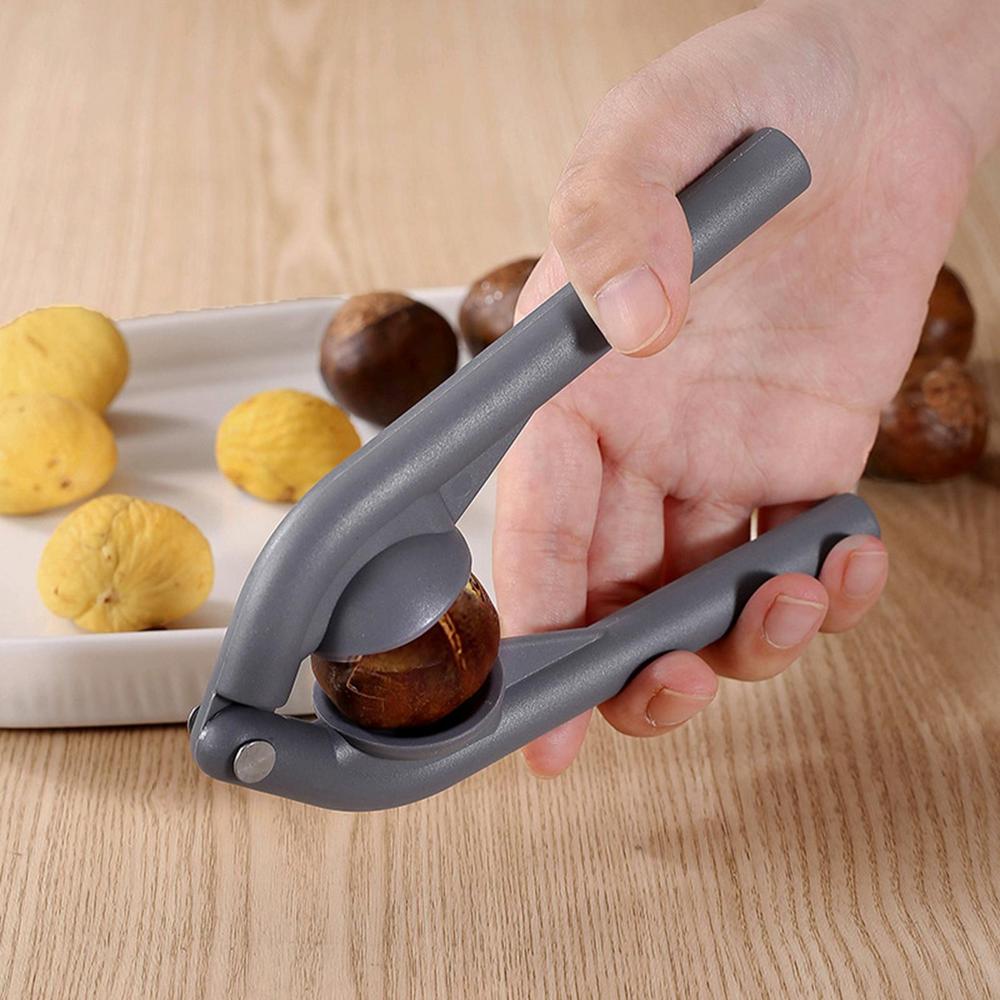 Quick Chestnut Opener Quick Clip Walnut Pliers Cutter Opener Nut Cracker Sheller Kitchen Tools 2 in1 Nut Cracker