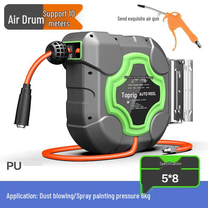 

Automatic Retractable Air Hose Reel for Car Repair and Detailing