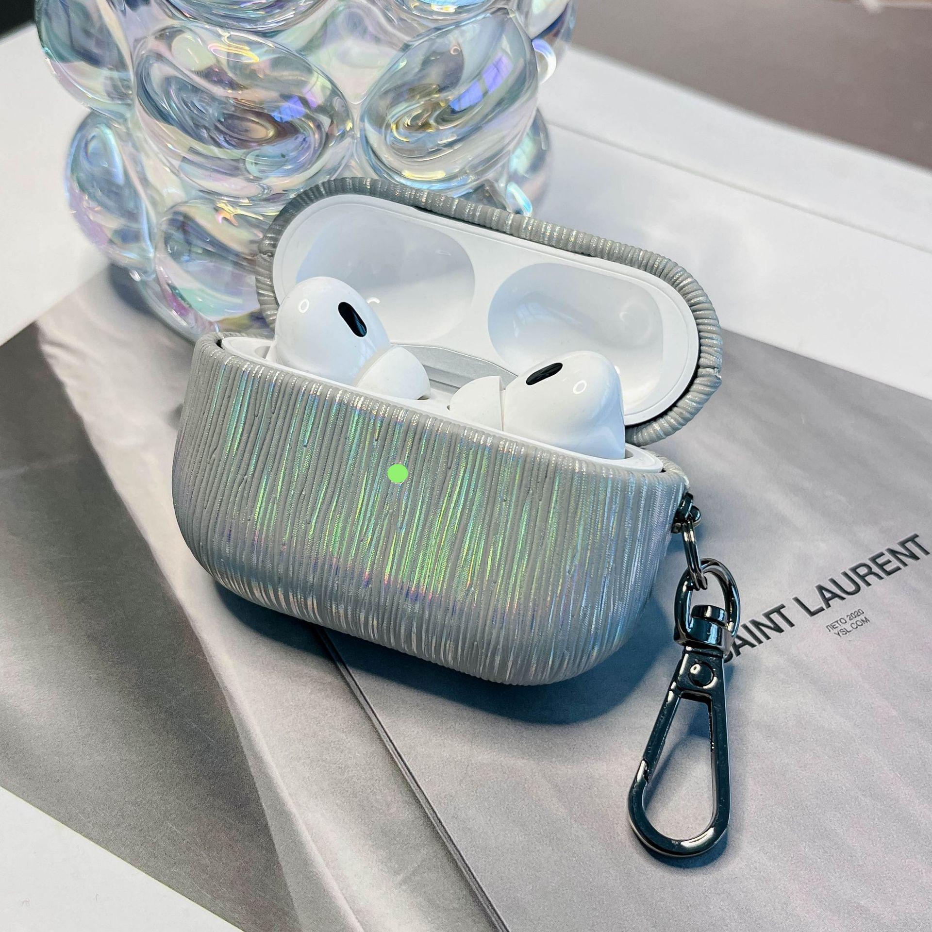 

Подходящий чехол для Bluetooth-гарнитуры AirPods Маленький свежий блестящий с пайетками 2/3 третьего поколения Pro2 второго поколения Защитный чехол Airpods pro2【2022】