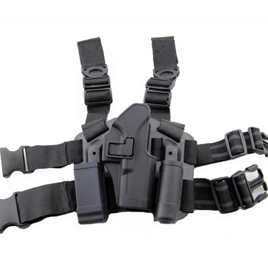 

Tactical Right Hand Drop Leg Thigh Pistol Holster for Glock17 19 22 23 31 32