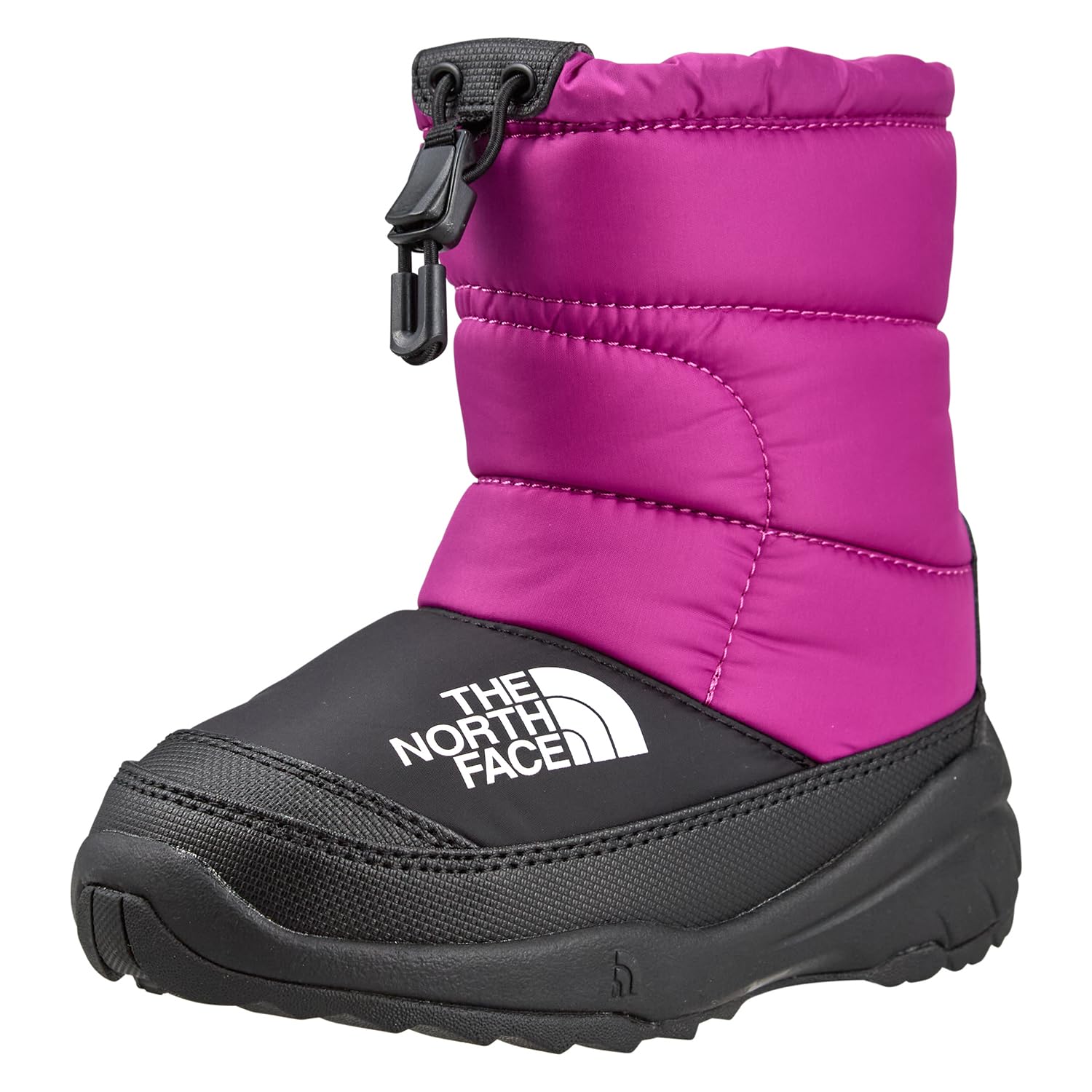 

North K Nuptse Bootie VII Deep Black 17 [The Face] Mulberry/TNF