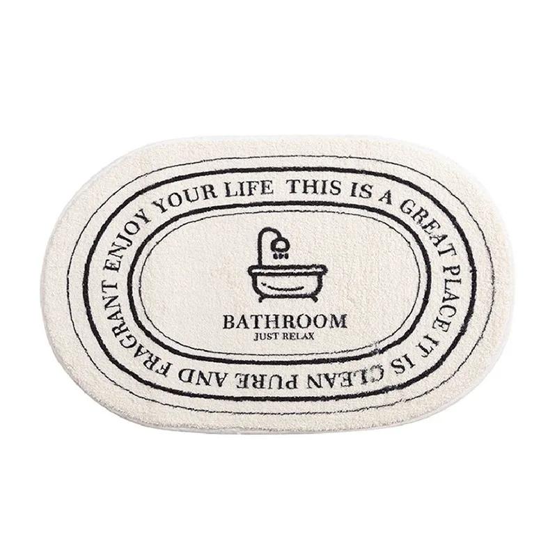 

Нескользящий коврик для ванной Цветочный коврик для двери Впитывающие ковры Коврик для входа Коврики для балкона Гостиная Ванная комната Декор для кухни Мягкие ковры 40cmx60cm