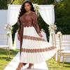 Miyake 2025 Autumn Slimming African-European Style Dress