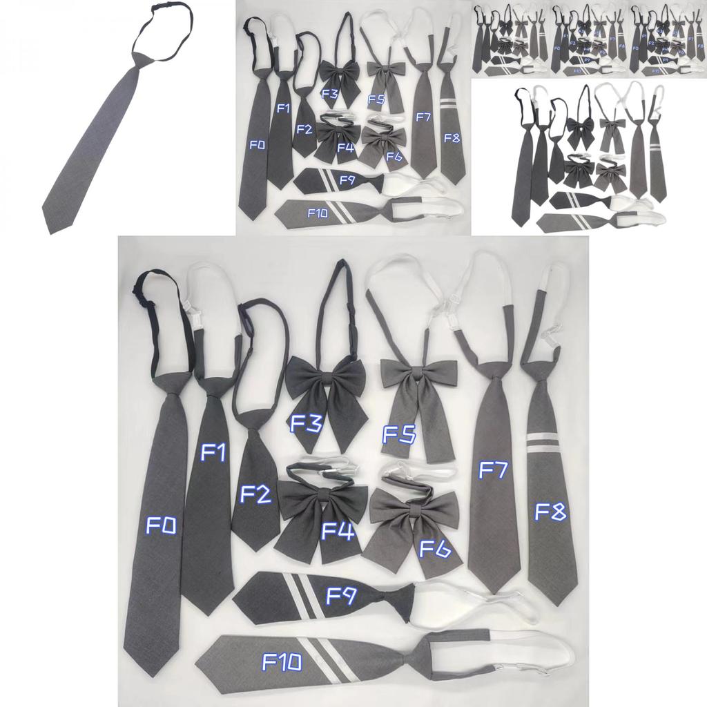 Childrens School Style Necktie Set With Polyester Fabric For Kids Dress Up