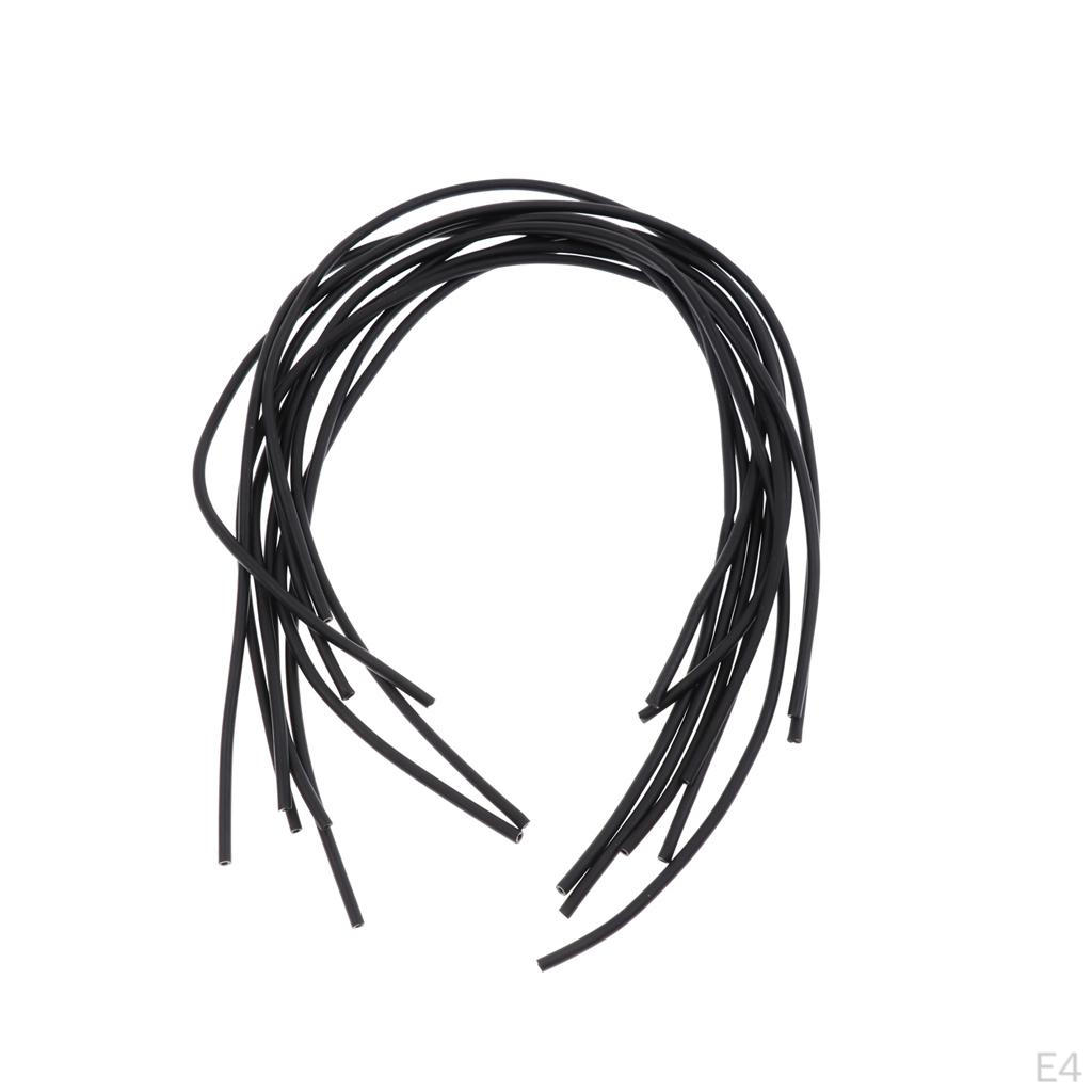 10 Pieces Dulcimer Hose Rubber Tube For Bamboo Parts
