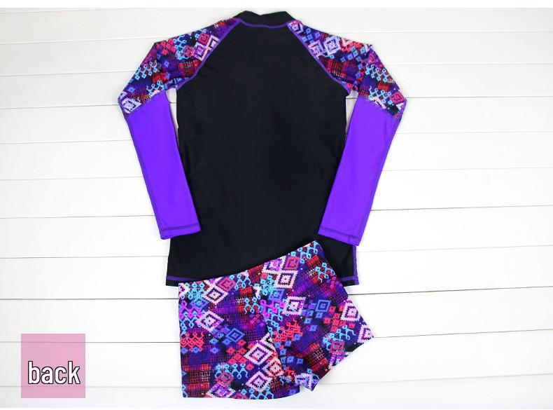 2018 Women's Two-Piece Long Sleeve Wetsuit: Snorkeling, Surfing & Yoga Suit with UV Protection
