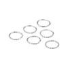 50PCS Big Hole Dreadlocks Beads Charm Cuff Clip Hair Braids Styling Tool Hair Rings