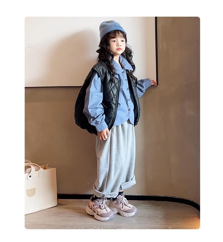 2025 Winter Kids' Velvet Running Shoes - Korean Style for Girls