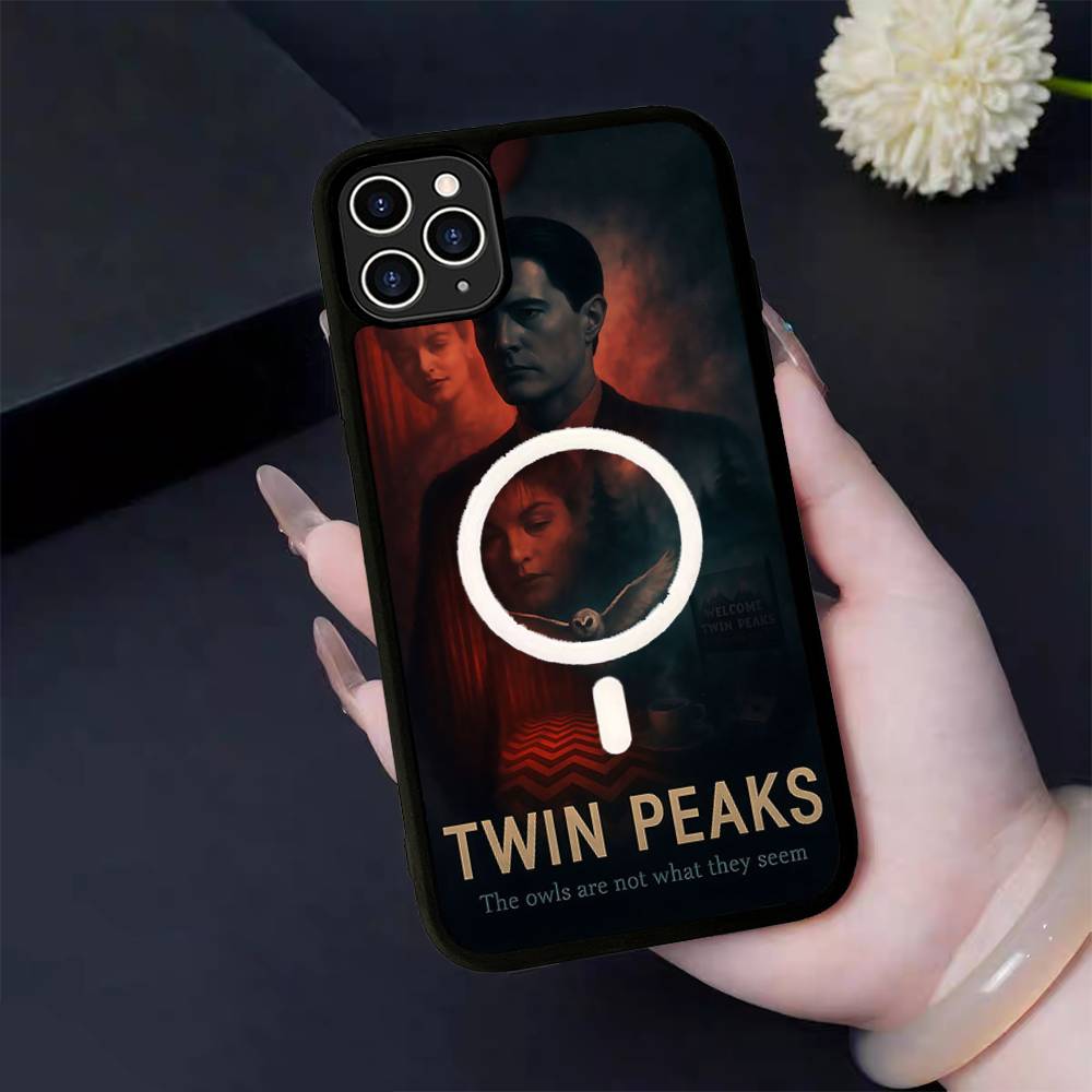 

Twin Peaks TV Series Magnetic Phone Case For IPhone 16 15 14 13 12 11 17 Pro Max Plus Wireless Charge Cover iPhone 14pro max