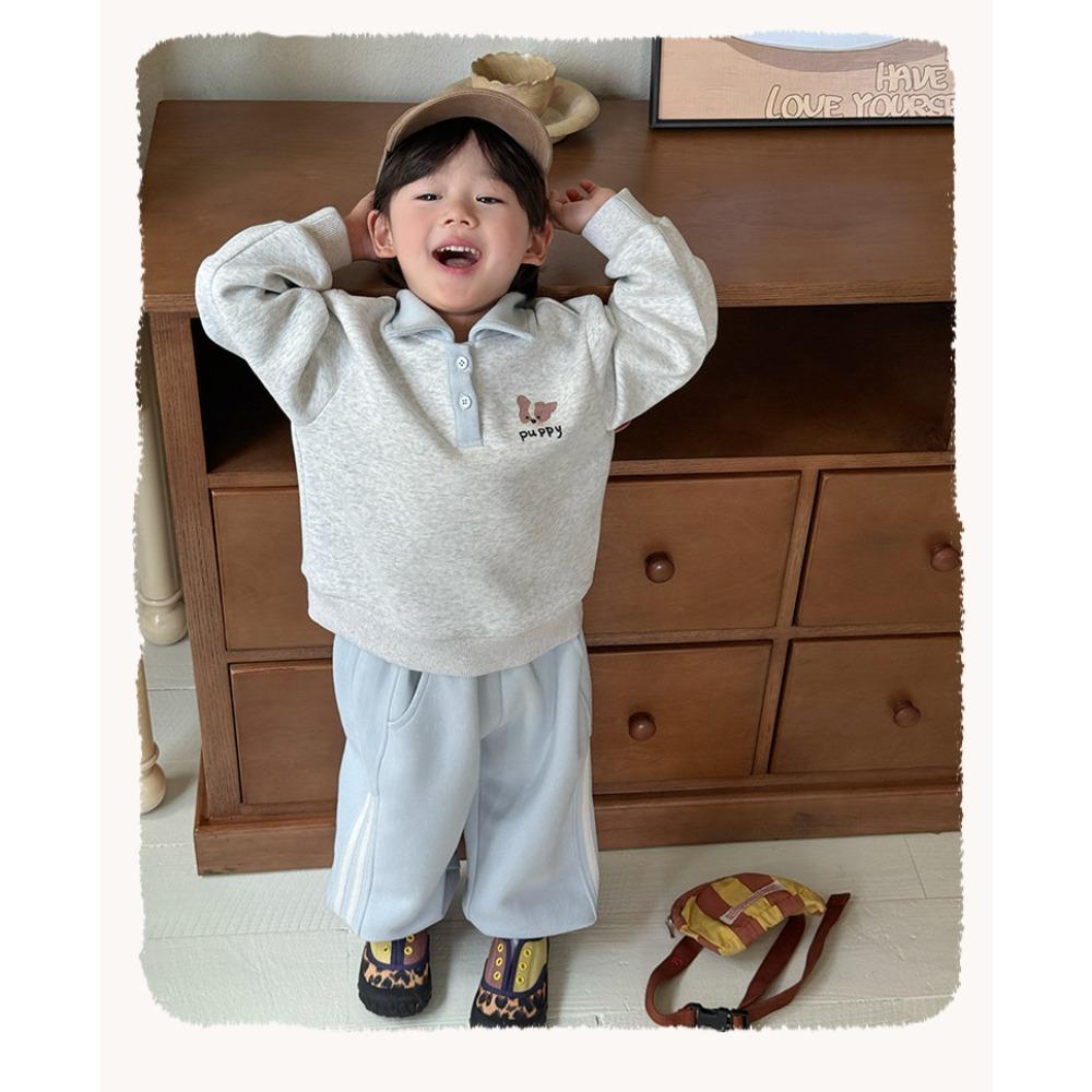 Boys Girls Autumn New Kids Clothes Baby Sweatshirt Pants 2 Piece Set Trendy Children Outfit