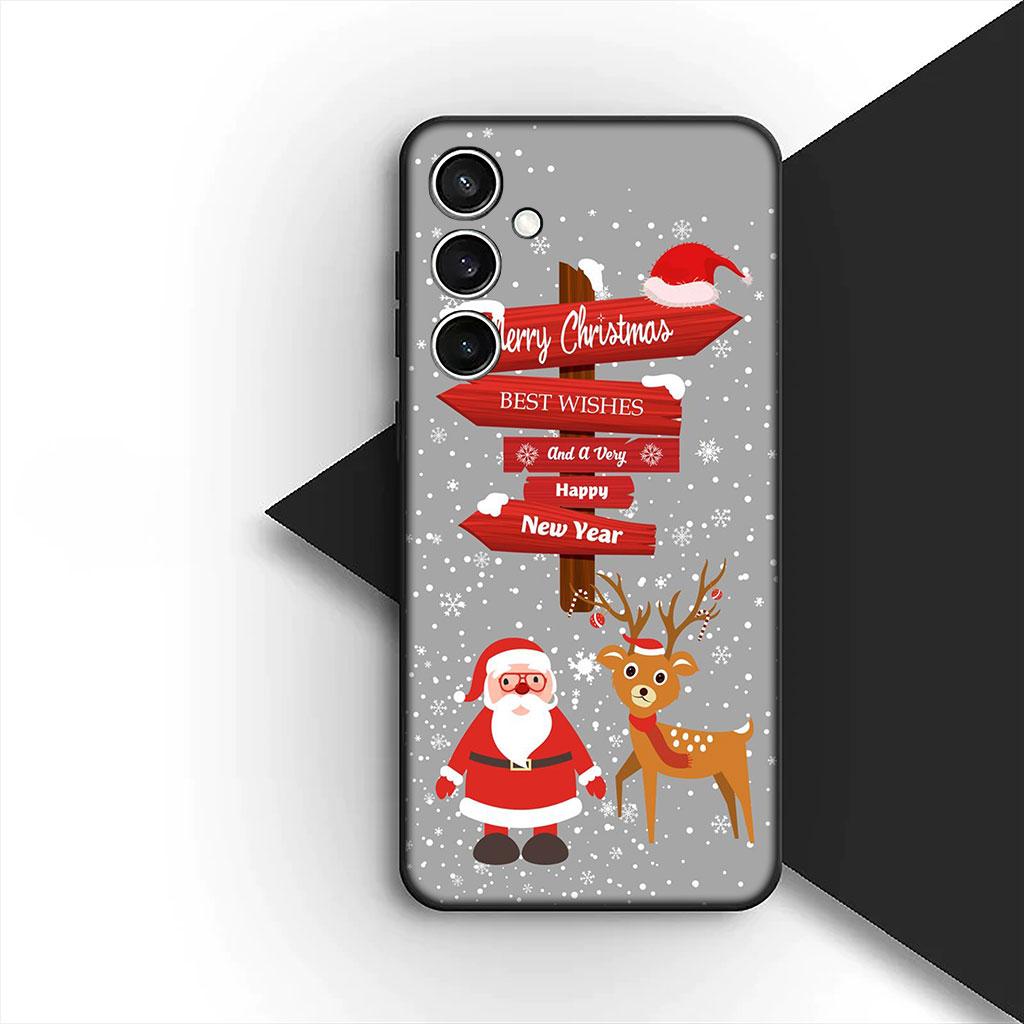 Santa Claus Merry ChristmasTree Deer Phone Cover Case for Xiaomi Redmi Note 12 11 10 Pro 10A 10C 12C 13C Note12 5G 4G Casing
