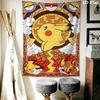 Pokmon Eeveelutions Tapestry Wall Tapestry Wallmounted Background Cloth Background Cloth Soft Atmospheric Background Cloth