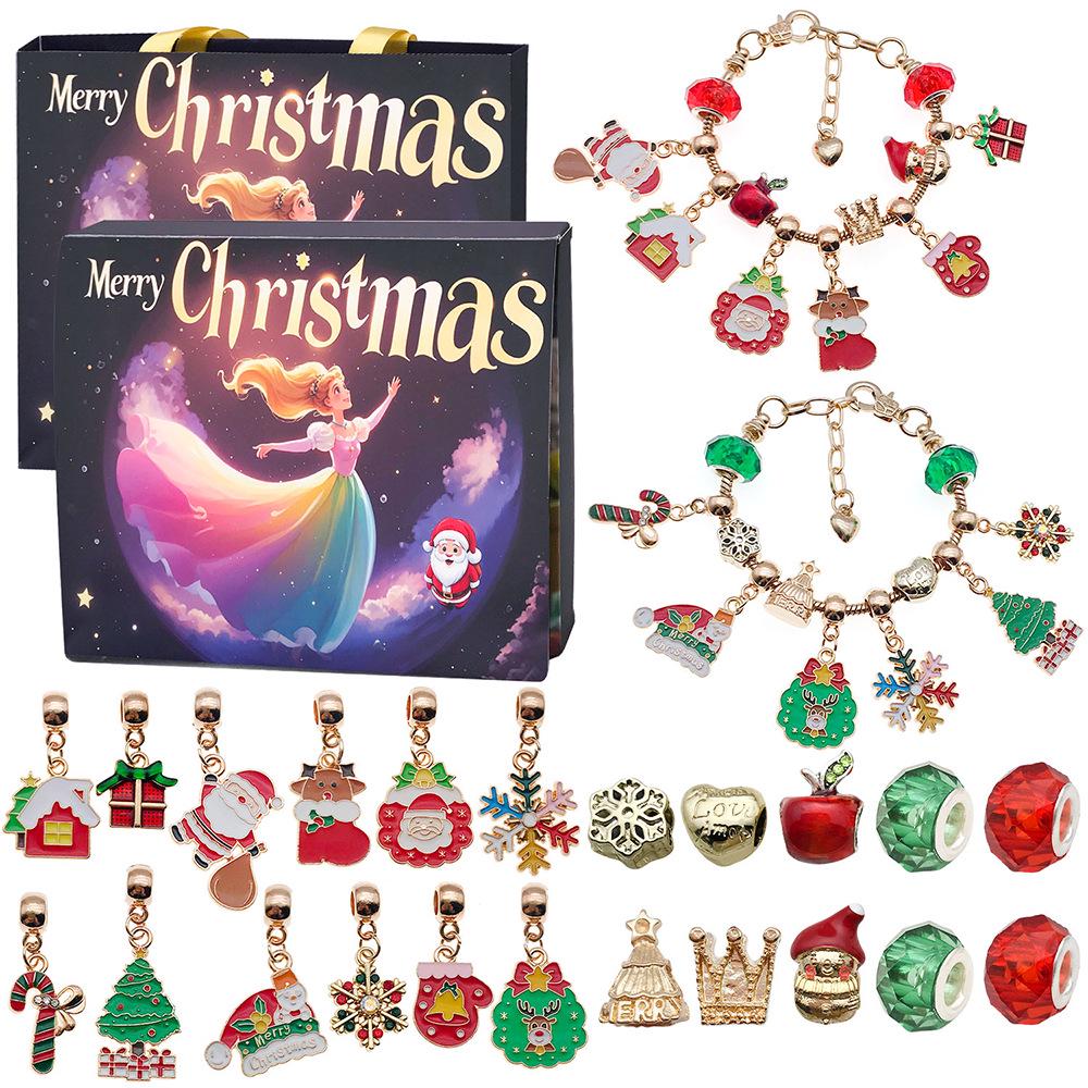 Christmas Runaway Princess DIY Bracelet Blind Box for Kids